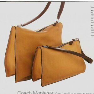 vintage Coach Style 6143  Monterey Hobo Top Grain
